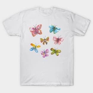 Watercolor Butterflies T-Shirt